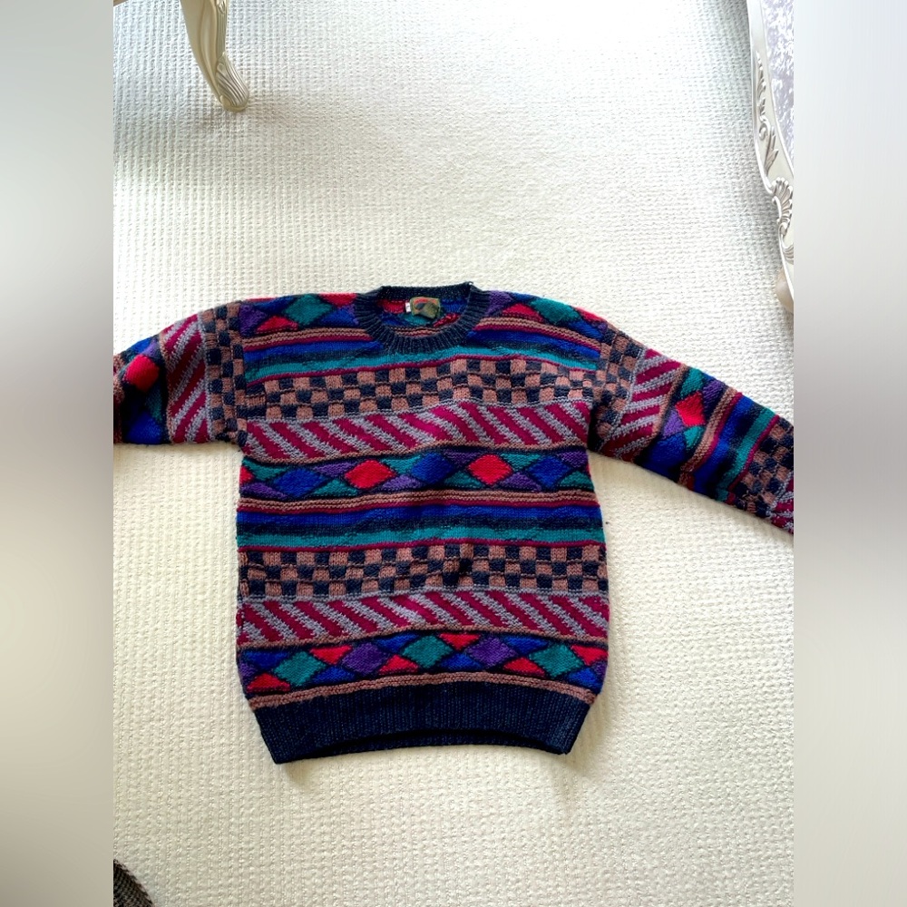 Boston traders, wool sweater, size L